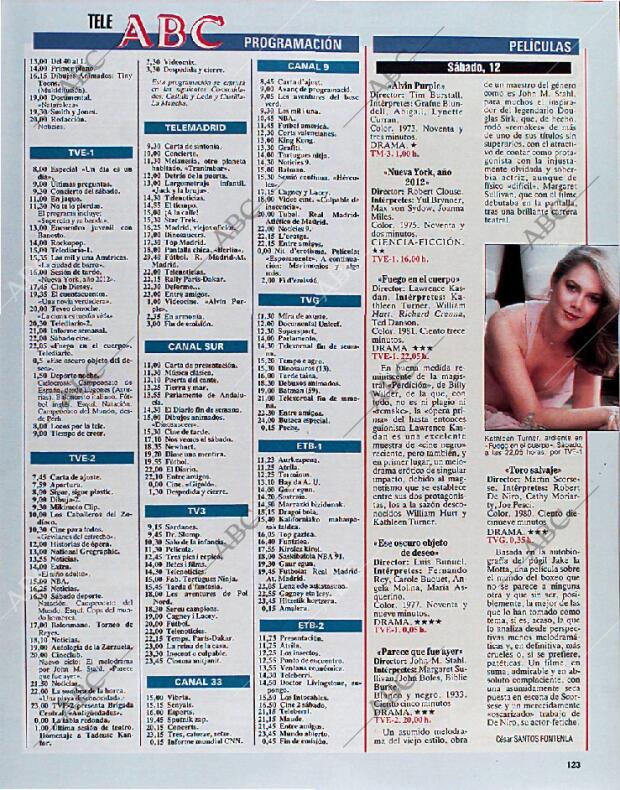 BLANCO Y NEGRO MADRID 06-01-1991 página 123