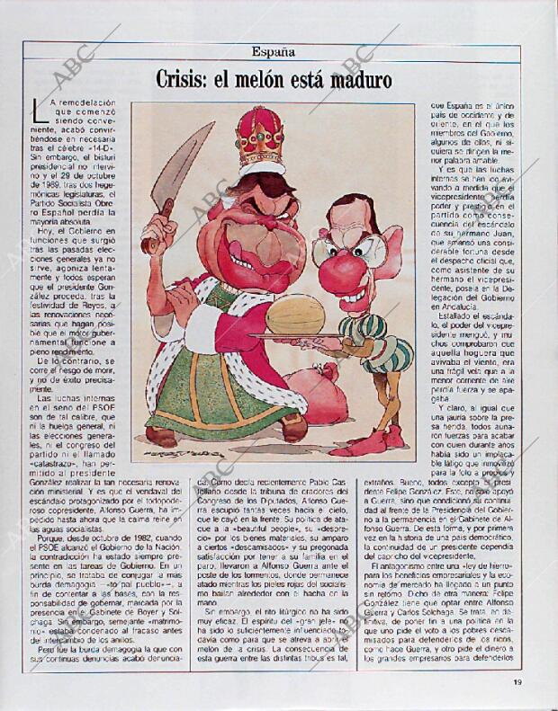 BLANCO Y NEGRO MADRID 06-01-1991 página 19