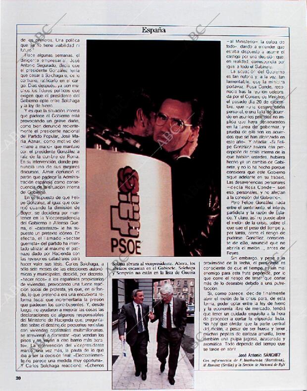 BLANCO Y NEGRO MADRID 06-01-1991 página 20
