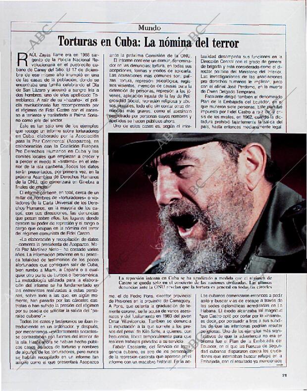 BLANCO Y NEGRO MADRID 06-01-1991 página 21