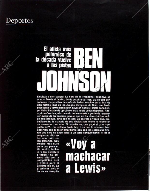 BLANCO Y NEGRO MADRID 06-01-1991 página 58