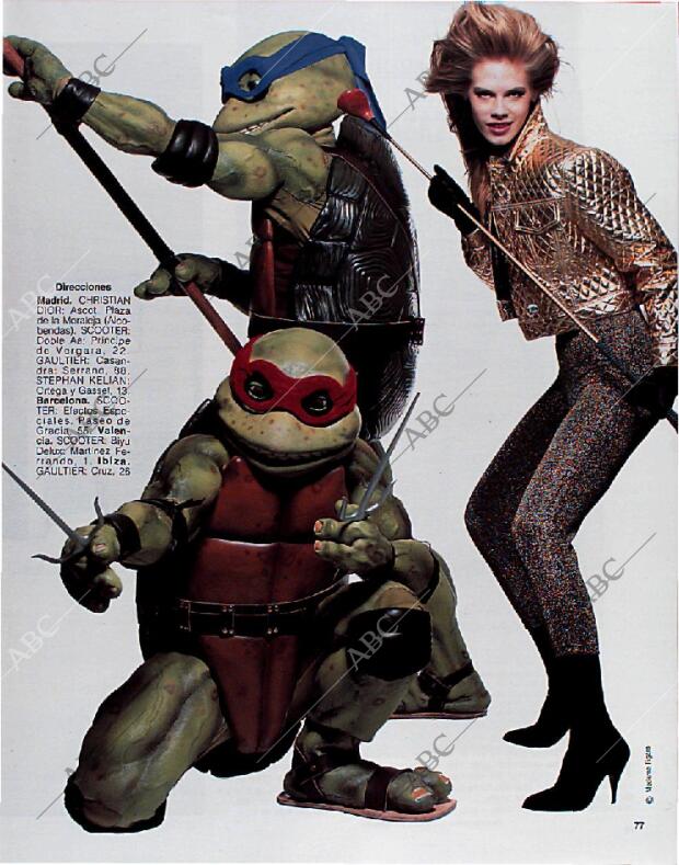 BLANCO Y NEGRO MADRID 06-01-1991 página 77