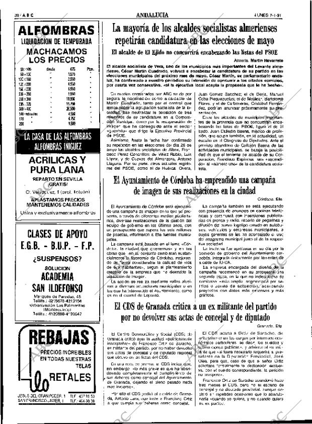 ABC SEVILLA 07-01-1991 página 38