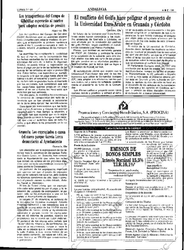 ABC SEVILLA 07-01-1991 página 39