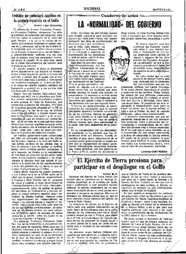 ABC SEVILLA 08-01-1991 página 20