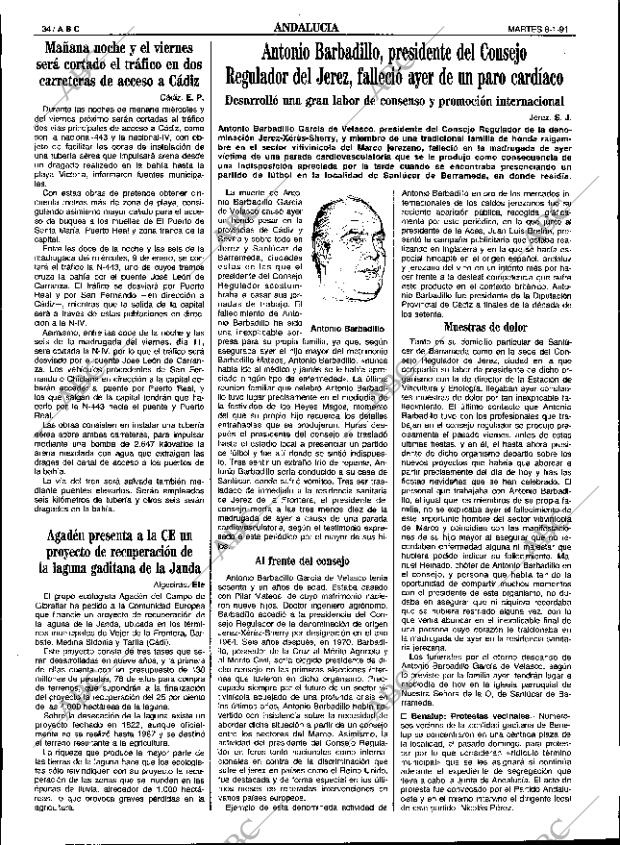 ABC SEVILLA 08-01-1991 página 34