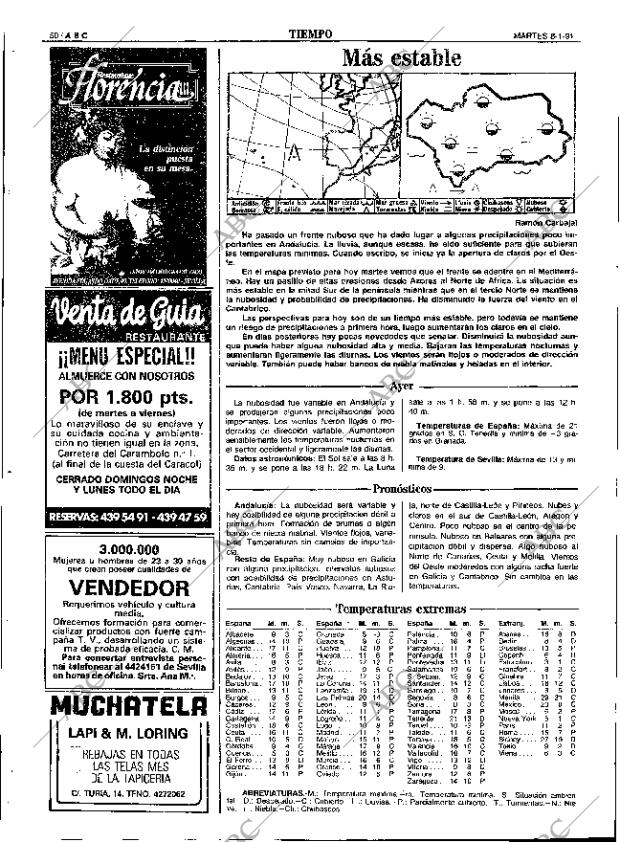 ABC SEVILLA 08-01-1991 página 50