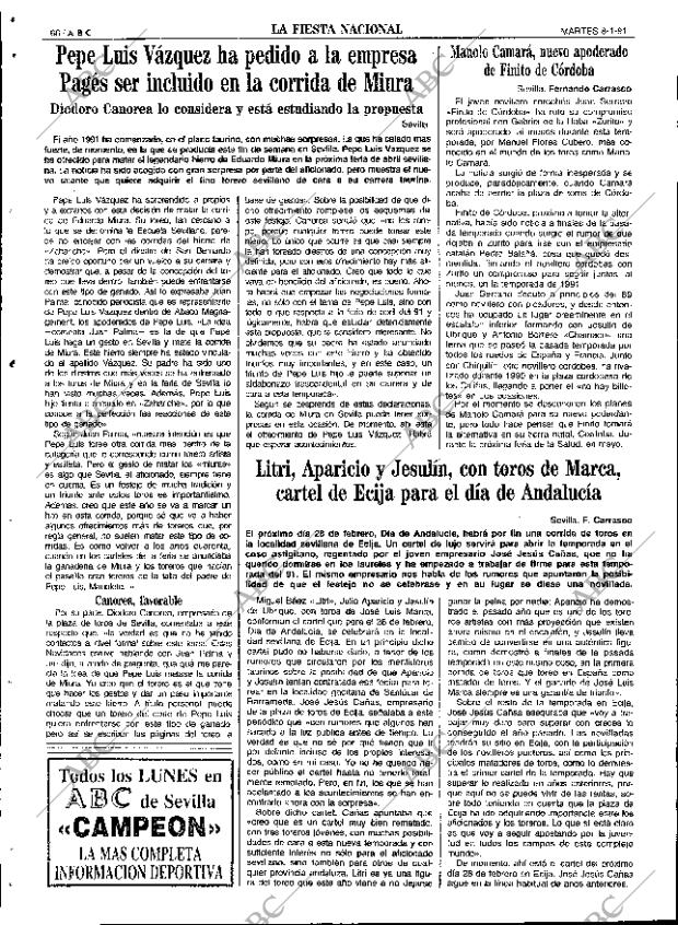 ABC SEVILLA 08-01-1991 página 66