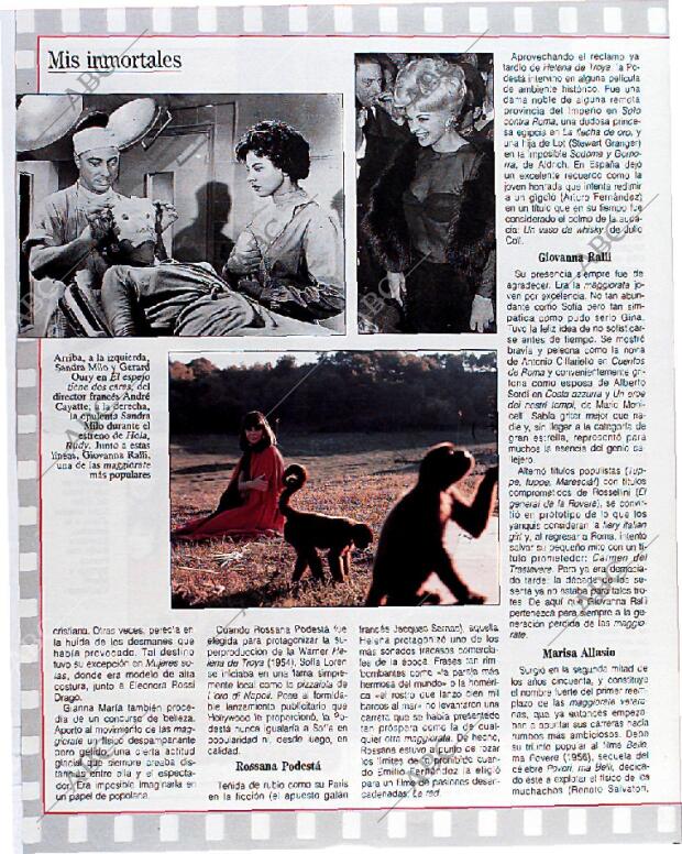 BLANCO Y NEGRO MADRID 13-01-1991 página 54