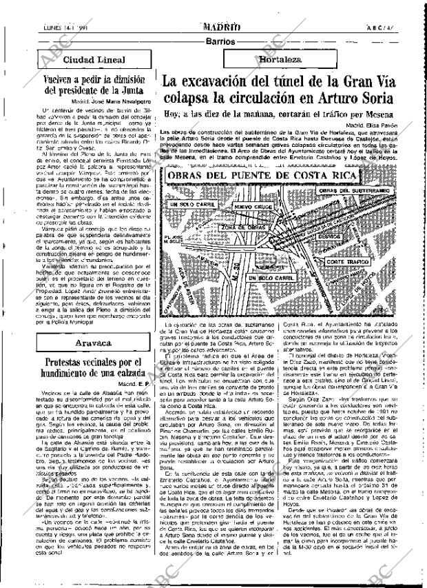 ABC MADRID 14-01-1991 página 47