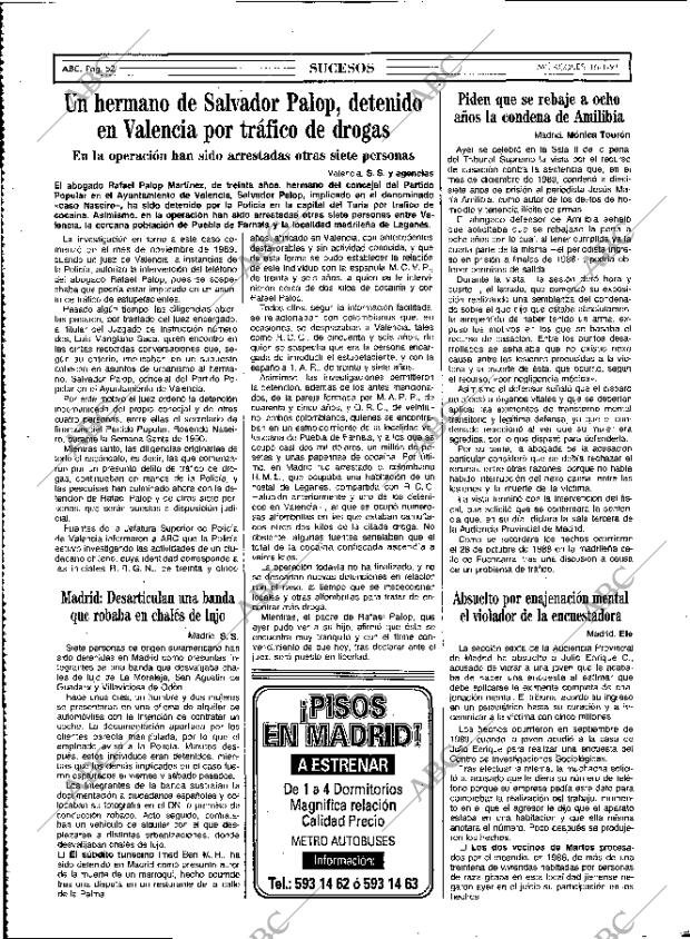 ABC MADRID 16-01-1991 página 62