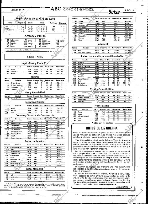 ABC MADRID 17-01-1991 página 101