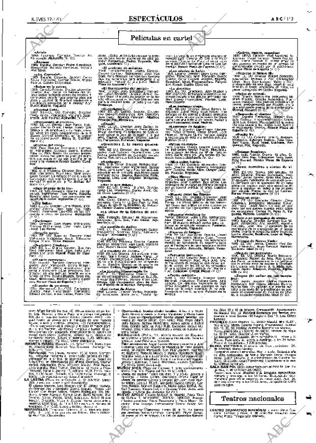 ABC MADRID 17-01-1991 página 113