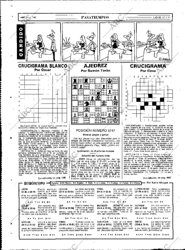 ABC MADRID 17-01-1991 página 140