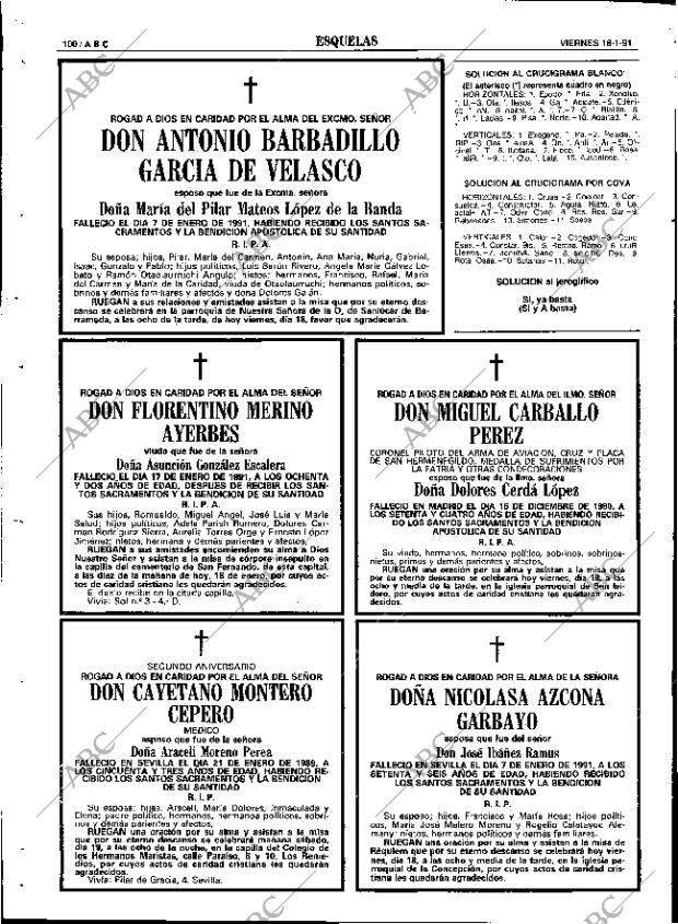 ABC SEVILLA 18-01-1991 página 100