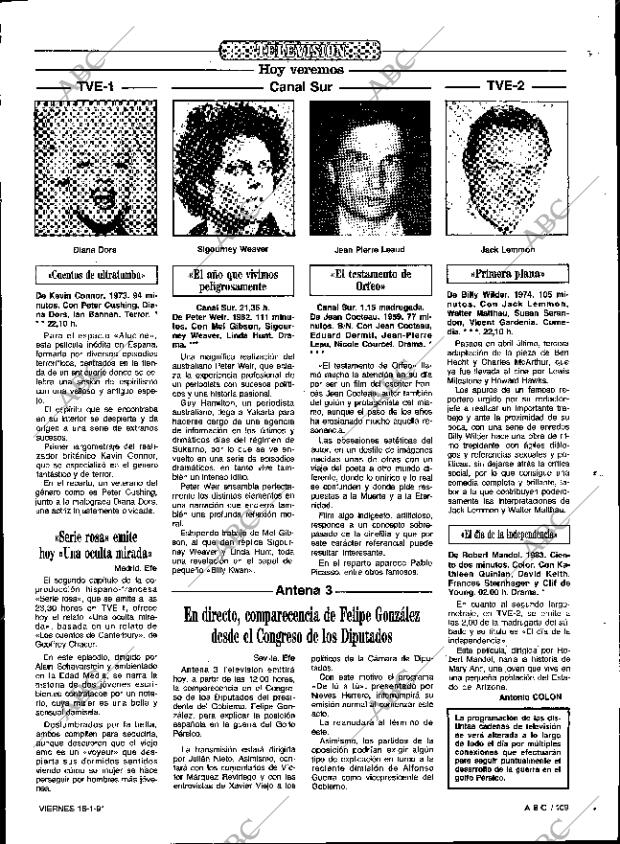 ABC SEVILLA 18-01-1991 página 109