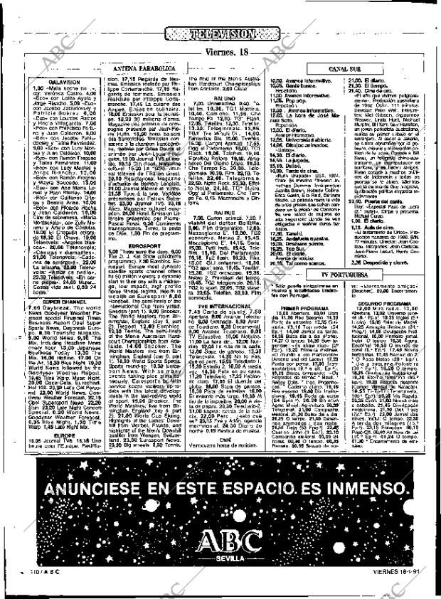 ABC SEVILLA 18-01-1991 página 110