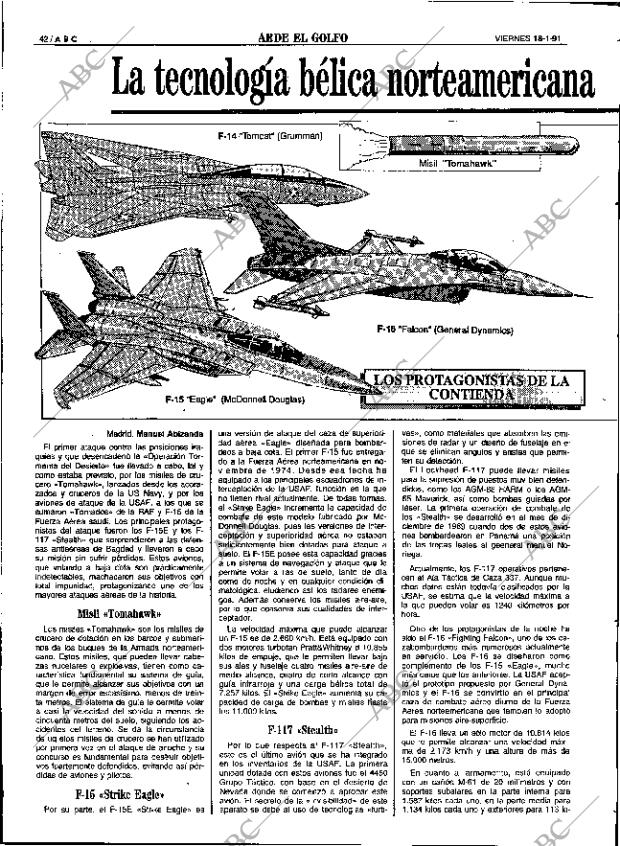 ABC SEVILLA 18-01-1991 página 42