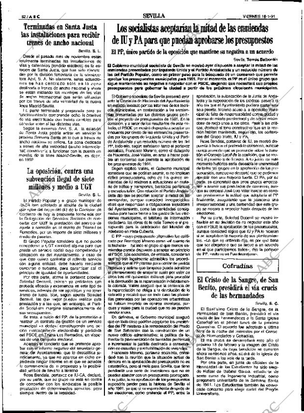 ABC SEVILLA 18-01-1991 página 62