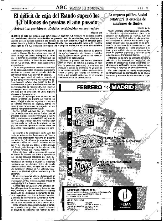 ABC SEVILLA 18-01-1991 página 75