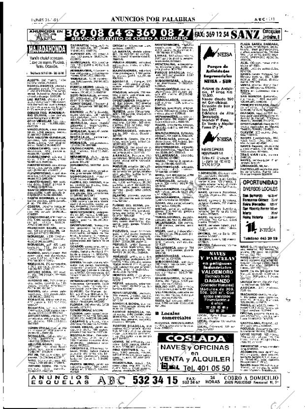ABC MADRID 21-01-1991 página 111
