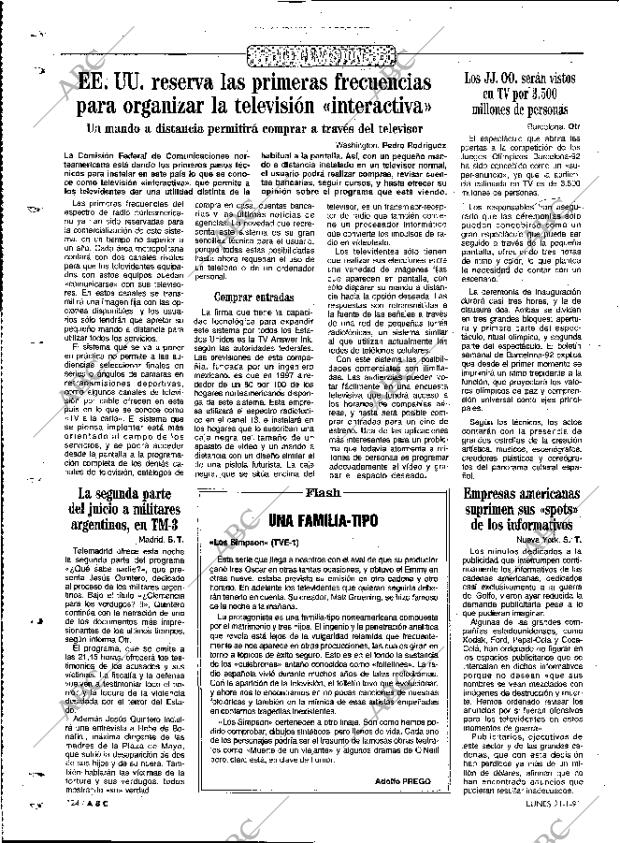ABC MADRID 21-01-1991 página 124