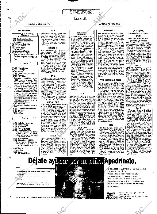 ABC MADRID 21-01-1991 página 126