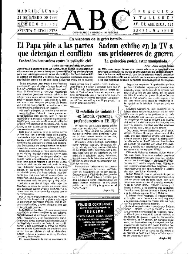 ABC MADRID 21-01-1991 página 17