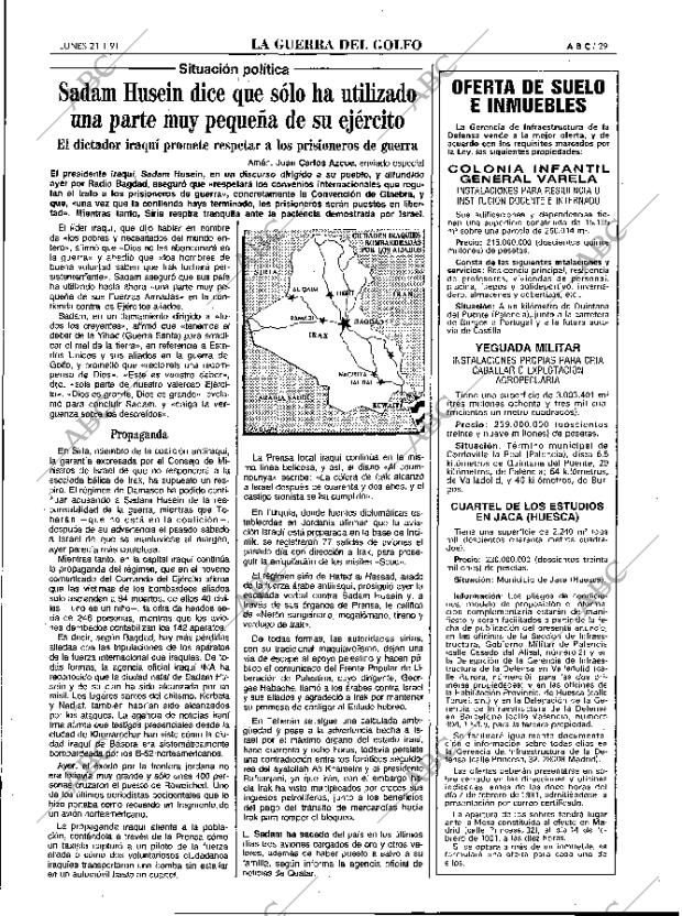 ABC MADRID 21-01-1991 página 29