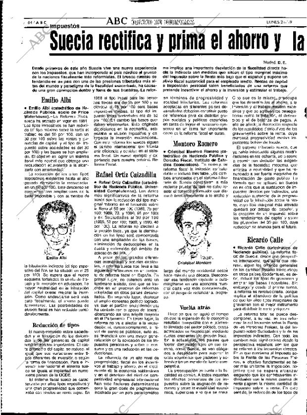 ABC MADRID 21-01-1991 página 64