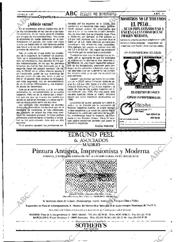 ABC MADRID 21-01-1991 página 67