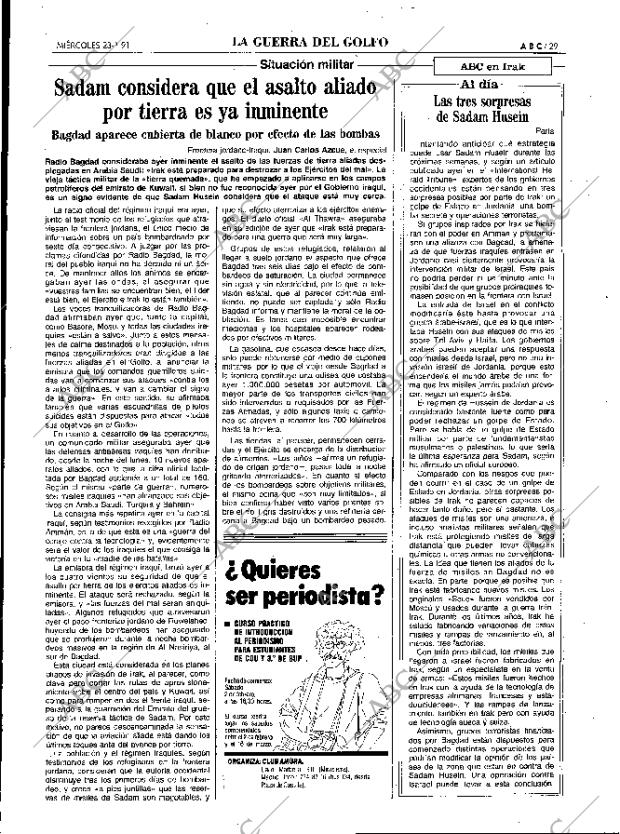 ABC MADRID 23-01-1991 página 29