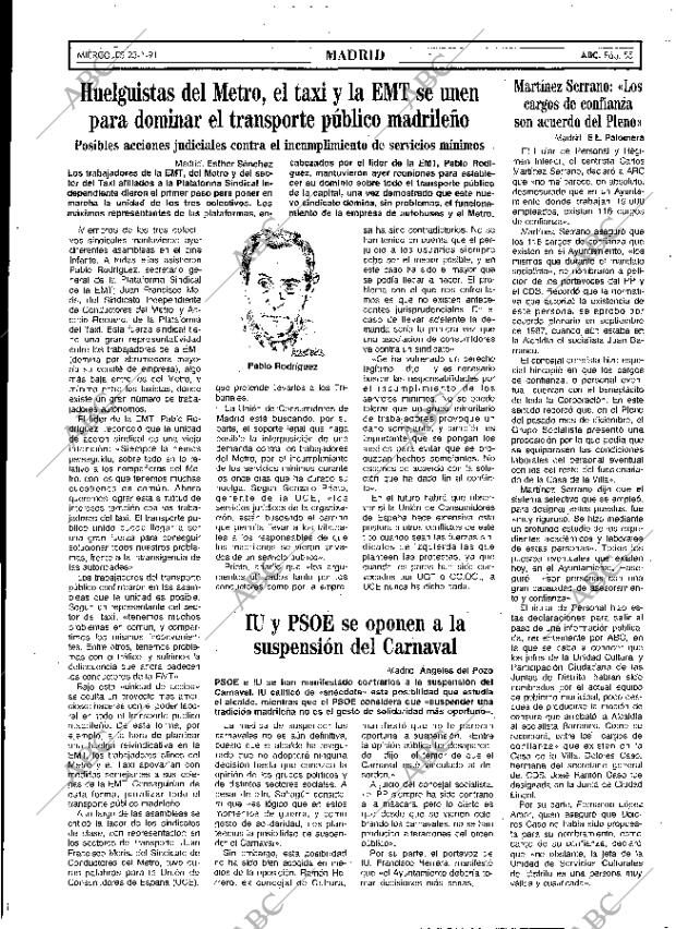 ABC MADRID 23-01-1991 página 55