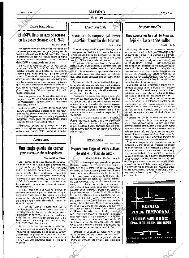 ABC MADRID 23-01-1991 página 57