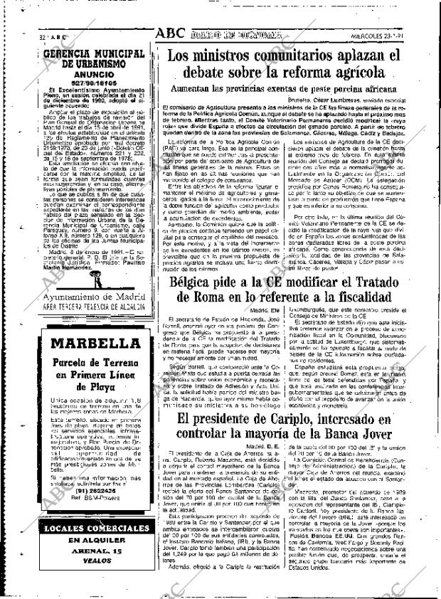 ABC MADRID 23-01-1991 página 82