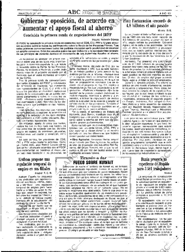 ABC MADRID 23-01-1991 página 83