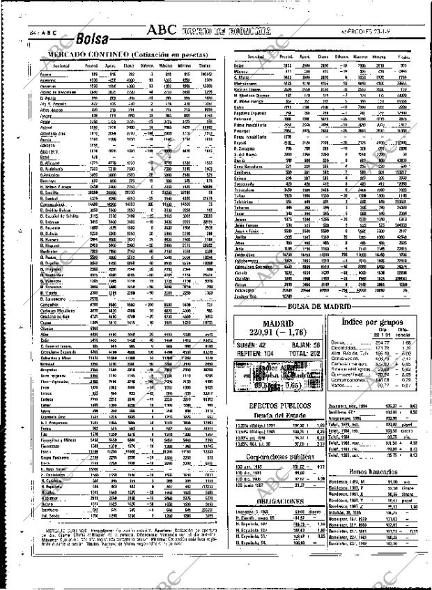 ABC MADRID 23-01-1991 página 84