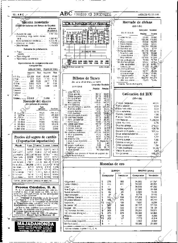 ABC MADRID 23-01-1991 página 90