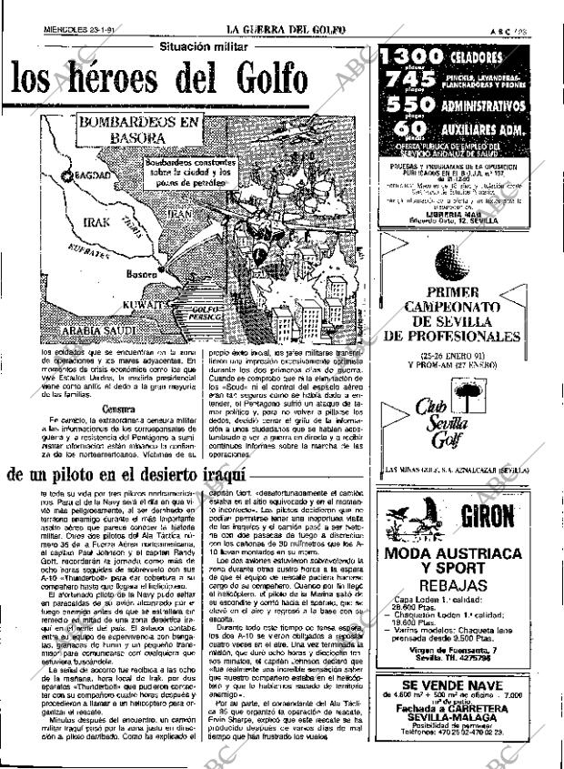 ABC SEVILLA 23-01-1991 página 23