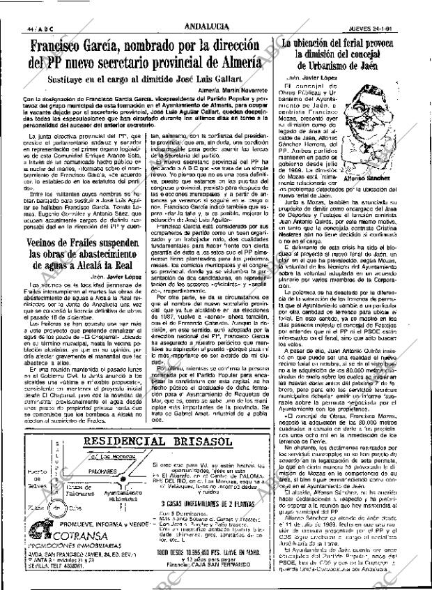 ABC SEVILLA 24-01-1991 página 44