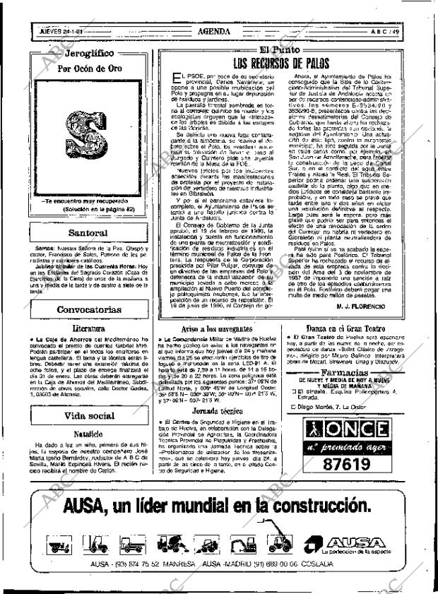 ABC SEVILLA 24-01-1991 página 49