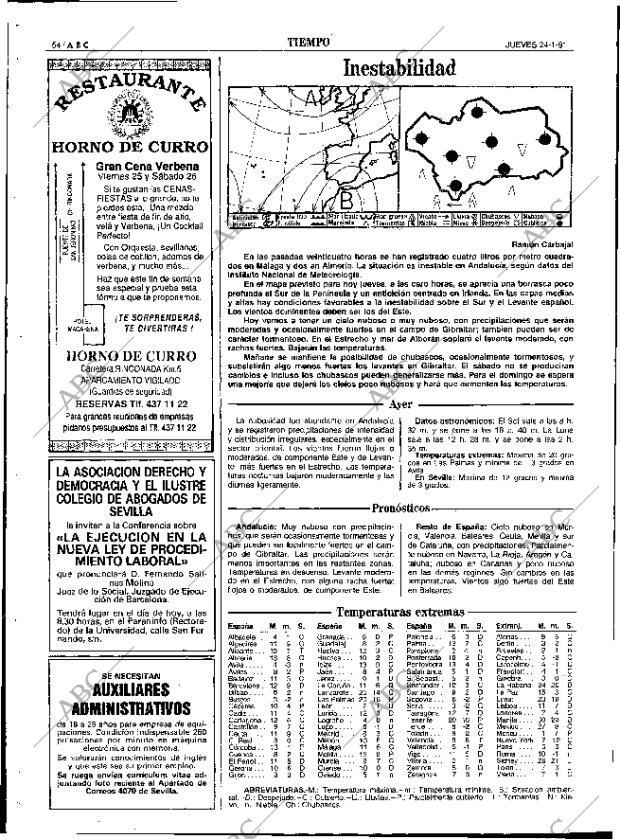 ABC SEVILLA 24-01-1991 página 54
