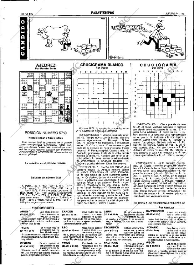 ABC SEVILLA 24-01-1991 página 84