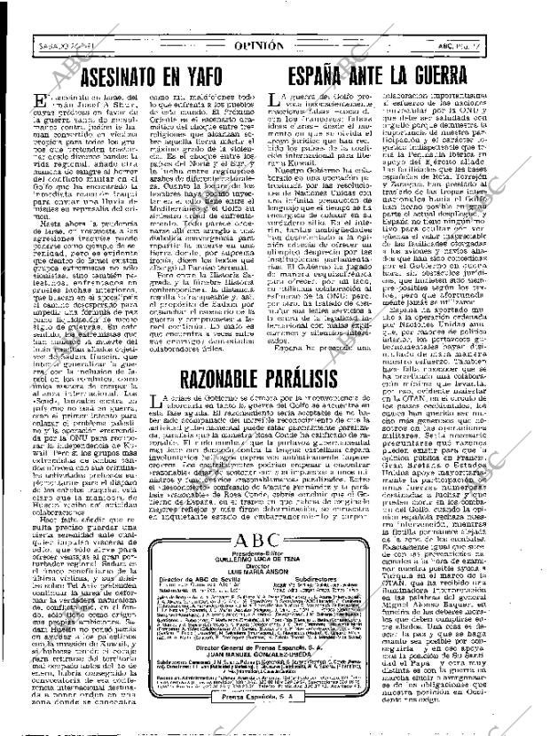 ABC MADRID 26-01-1991 página 17