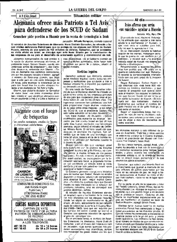 ABC SEVILLA 26-01-1991 página 24