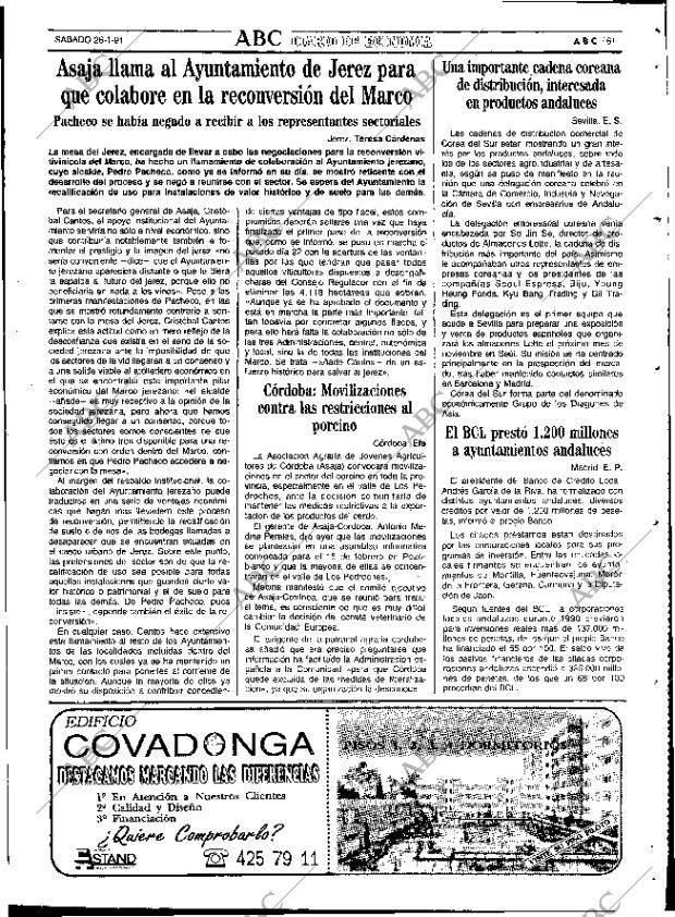 ABC SEVILLA 26-01-1991 página 61
