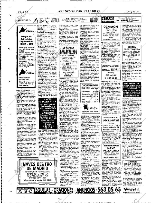 ABC MADRID 28-01-1991 página 112
