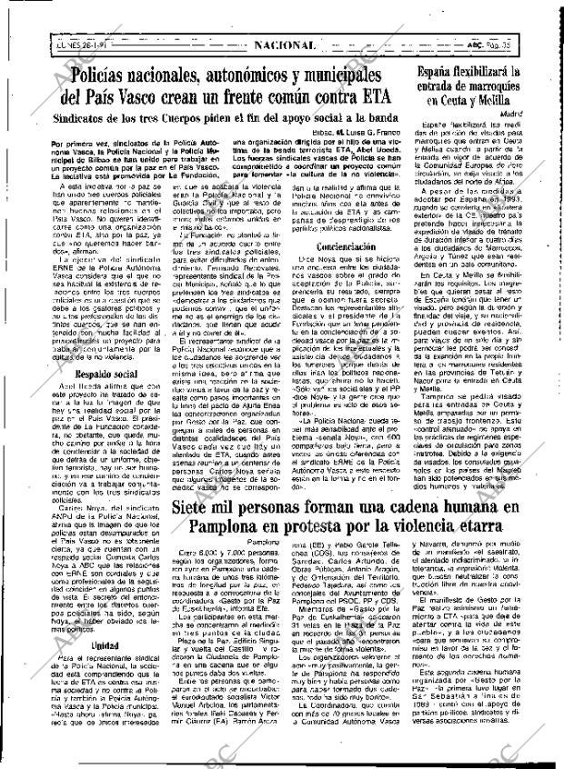 ABC MADRID 28-01-1991 página 33