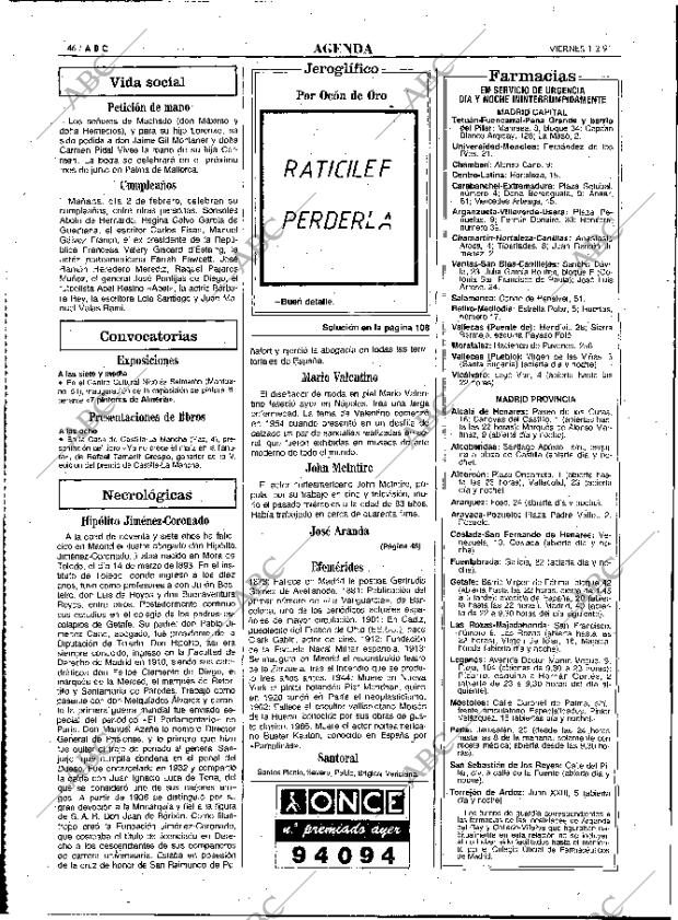 ABC MADRID 01-02-1991 página 46