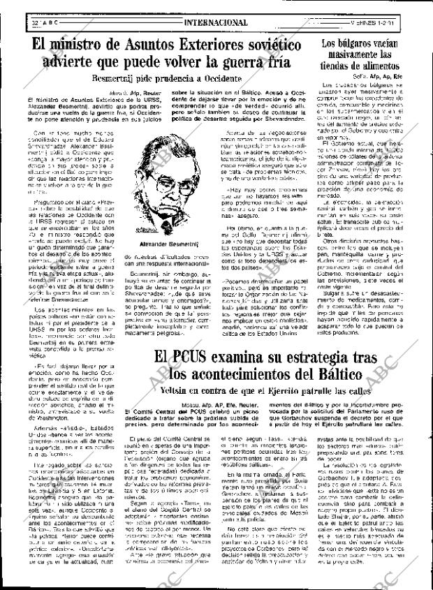 ABC SEVILLA 01-02-1991 página 32